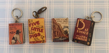 Load image into Gallery viewer, Miniature Book Charm, Hercule Poirot, Agatha Christie inspired
