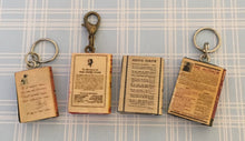 Load image into Gallery viewer, Miniature Book Charm, Hercule Poirot, Agatha Christie inspired

