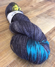 Load image into Gallery viewer, Superwash Merino Nylon Titanium Sock Yarn, 100g/3.5oz, Late Night Feelings
