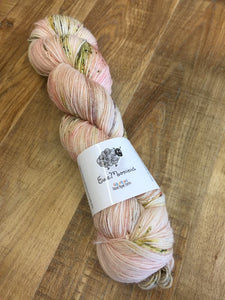 Superwash Bluefaced Leicester Nylon Ultimate Sock Yarn, 100g/3.5oz, The Strawberry Thief