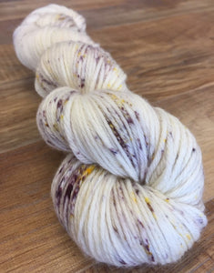 Superwash Merino DK/Light Worsted Yarn Wool, 100g/3.5oz, Lavender Blonde