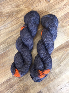 Superwash Merino Nylon Titanium Sock Yarn, 100g/3.5oz, Mr Magoo