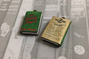 Miniature Book Charm Stitch Marker, Miss Marple, Agatha Christie inspired