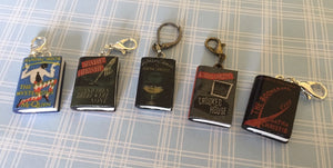 Miniature Book Charm Stitch Marker, Agatha Christie inspired