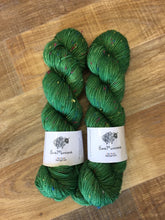 Load image into Gallery viewer, Superwash Merino Coloured Donegal Nep Sock Yarn, 100g/3.5oz, Glitter and Grease
