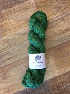 Superwash Merino Coloured Donegal Nep Sock Yarn, 100g/3.5oz, Glitter and Grease