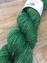 Load image into Gallery viewer, Superwash Merino Coloured Donegal Nep Sock Yarn, 100g/3.5oz, Glitter and Grease
