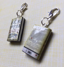 Load image into Gallery viewer, Miniature Book Charm Stitch Marker, The Suspicions of Mr Whicher
