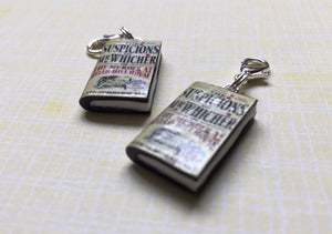 Miniature Book Charm Stitch Marker, The Suspicions of Mr Whicher