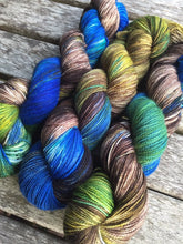 Load image into Gallery viewer, Superwash Merino Nylon Titanium Sock Yarn, 100g/3.5oz, The Watchman Has Retired
