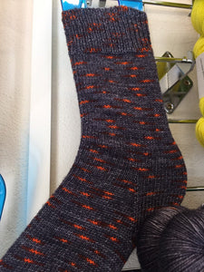 Superwash Merino Nylon Titanium Sock Yarn, 100g/3.5oz, Mr Magoo