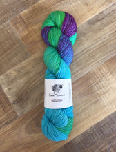 Load image into Gallery viewer, Superwash Merino Nylon Titanium Sock Yarn, 100g/3.5oz, Teenage Kicks
