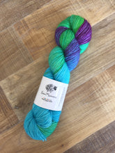 Load image into Gallery viewer, Superwash Merino Nylon Titanium Sock Yarn, 100g/3.5oz, Teenage Kicks
