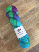 Load image into Gallery viewer, Superwash Merino Nylon Titanium Sock Yarn, 100g/3.5oz, Teenage Kicks
