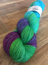 Load image into Gallery viewer, Superwash Merino Nylon Titanium Sock Yarn, 100g/3.5oz, Teenage Kicks
