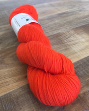 Load image into Gallery viewer, Superwash Bluefaced Leicester Nylon Ultimate Sock Yarn, 100g/3.5oz, Magma
