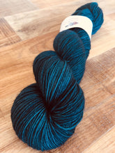 Load image into Gallery viewer, Superwash Bluefaced Leicester Nylon Ultimate Sock Yarn, 100g/3.5oz, Malice Through The Looking Glass

