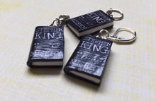 Load image into Gallery viewer, Miniature Book Charm Stitch Marker, Misery, Stephen King inspired
