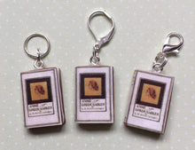 Load image into Gallery viewer, Miniature Book Charm Stitch Marker, Anne of Green Gables, Lucy Maud Montgomery inspired
