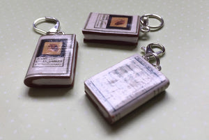 Miniature Book Charm Stitch Marker, Anne of Green Gables, Lucy Maud Montgomery inspired