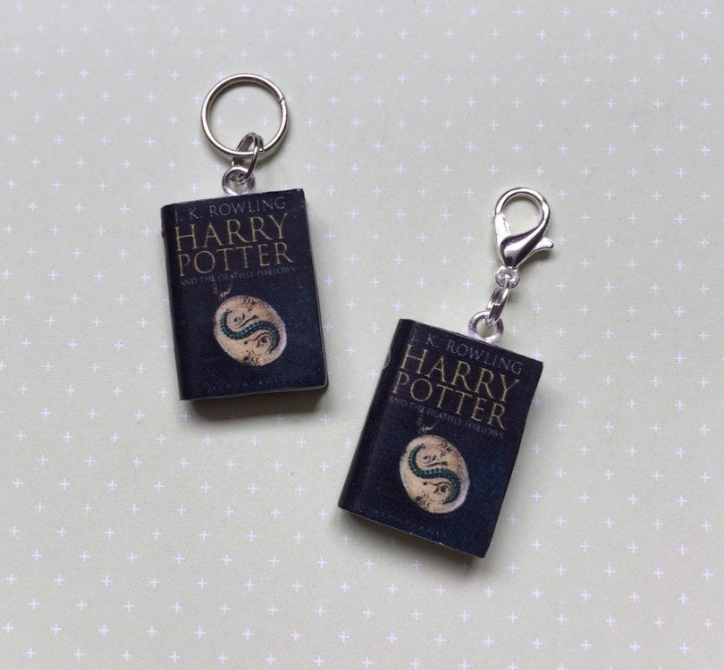 Miniature Book Charm Stitch Marker