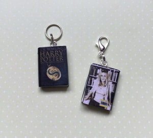 Miniature Book Charm Stitch Marker