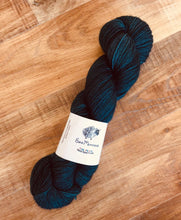 Load image into Gallery viewer, Superwash Bluefaced Leicester Nylon Ultimate Sock Yarn, 100g/3.5oz, Malice Through The Looking Glass
