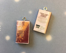 Load image into Gallery viewer, Miniature Book Charm Stitch Marker, Sherlock Holmes, Arthur Conan Doyle inspired
