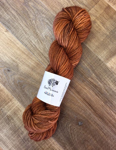 Superwash Merino Aran/Worsted Yarn Wool, 100g/3.5oz, Ginger Beer