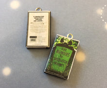 Load image into Gallery viewer, Miniature Book Charm Stitch Marker, Sherlock Holmes, Arthur Conan Doyle inspired
