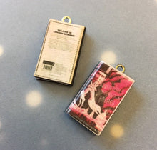Load image into Gallery viewer, Miniature Book Charm Stitch Marker, Sherlock Holmes, Arthur Conan Doyle inspired
