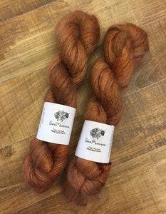 Superwash Kid Mohair Silk Lace Yarn, 50g, 420m, Ginger Beer