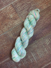 Load image into Gallery viewer, Superwash Kid Mohair Merino Single Ply Fingering Yarn, 100g/3.5oz, Mer Girl

