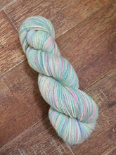 Load image into Gallery viewer, Non Superwash, No Nylon Corriedale Sock Yarn, 100g/3.5oz, Mer Girl
