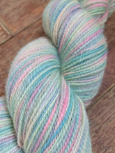 Load image into Gallery viewer, Non Superwash, No Nylon Corriedale Sock Yarn, 100g/3.5oz, Mer Girl
