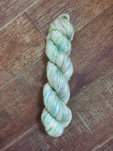 Load image into Gallery viewer, Superwash Kid Mohair Merino Single Ply Fingering Yarn, 100g/3.5oz, Mer Girl
