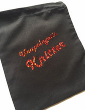 Load image into Gallery viewer, Unapologetic Knitter, Cotton Drawstring Tote Bag
