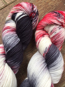 Superwash Bluefaced Leicester Nylon Ultimate Sock Yarn, 100g/3.5oz, Paparazzi