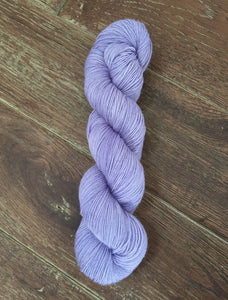 Superwash Bluefaced Leicester Nylon Ultimate Sock Yarn, 100g/3.5oz, Lady Susan, Lilac, Semi Solid