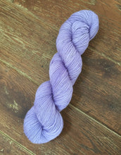 Load image into Gallery viewer, Superwash Bluefaced Leicester Nylon Ultimate Sock Yarn, 100g/3.5oz, Lady Susan, Lilac, Semi Solid
