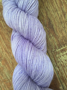 Superwash Bluefaced Leicester Nylon Ultimate Sock Yarn, 100g/3.5oz, Lady Susan, Lilac, Semi Solid