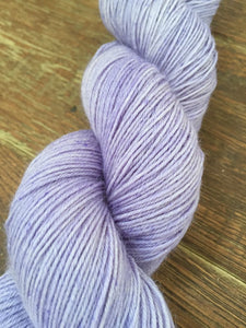 Superwash Bluefaced Leicester Nylon Ultimate Sock Yarn, 100g/3.5oz, Lady Susan, Lilac, Semi Solid