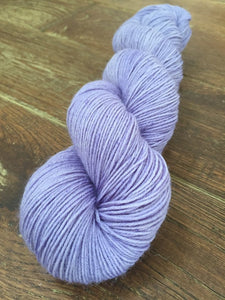 Superwash Bluefaced Leicester Nylon Ultimate Sock Yarn, 100g/3.5oz, Lady Susan, Lilac, Semi Solid
