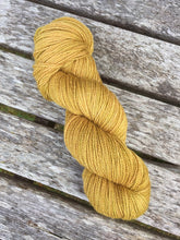Load image into Gallery viewer, Non Superwash, No Nylon Corriedale Sock Yarn, 100g/3.5oz, Gold Rush
