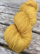 Load image into Gallery viewer, Non Superwash, No Nylon Corriedale Sock Yarn, 100g/3.5oz, Gold Rush
