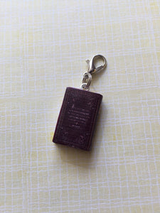 Miniature Book Charm Stitch Marker, The Picture of Dorian Gray, Oscar Wilde inspired