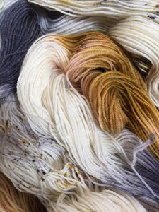 Superwash Bluefaced Leicester Nylon Ultimate Sock Yarn, 100g/3.5oz, Meetings Have Biscuits
