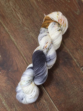 Load image into Gallery viewer, Superwash Merino Nylon Titanium Sock Yarn, 100g/3.5oz, Meetings Have Biscuits
