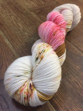 Load image into Gallery viewer, Superwash Merino Nylon Titanium Sock Yarn, 100g/3.5oz, Silly Heart
