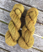 Load image into Gallery viewer, Non Superwash Bluefaced Leicester Gotland DK Light Worsted Yarn, 100g/3.5oz, Gold Rush
